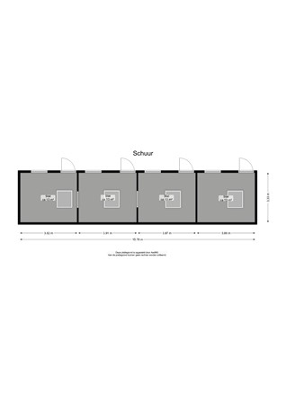 Floorplan - Kaleweg 9, 9865 TC Opende
